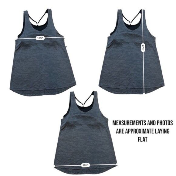 Champion Gray and Black Built in Bra Tank Top - Picture 3 of 4